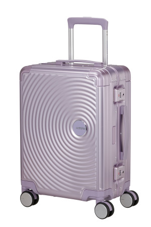 American Tourister Soundbox Aluminium Stormy Lilac 55cm