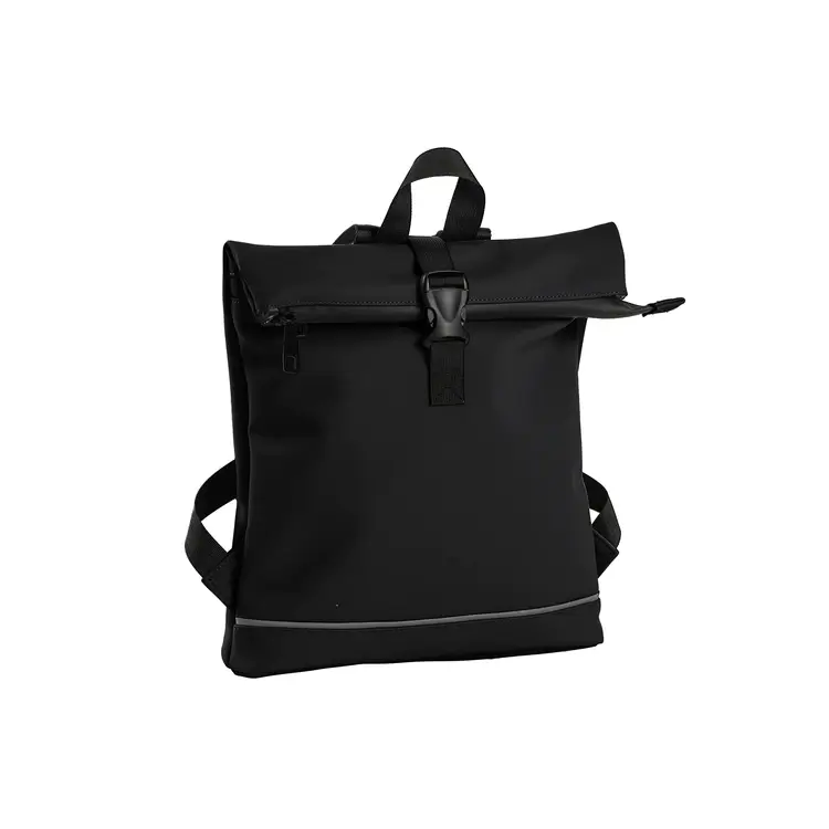 DANIEL RAY - Jefferson Rolltop Medium Backpack - Ryggsäck - Vattenavvisande Svart