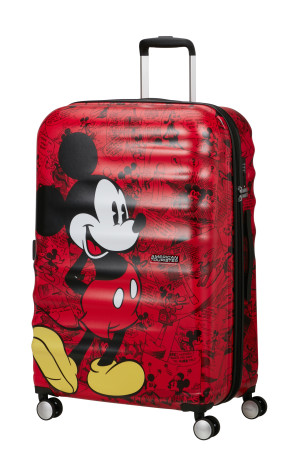 Resväska Disney Wavebreaker Mickey Comics Red 77 cm