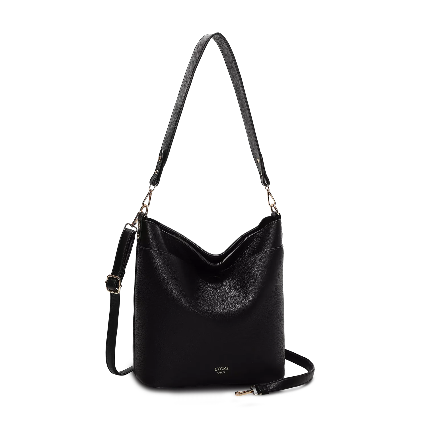 Lycke Vera Handväska Bucketbag Black