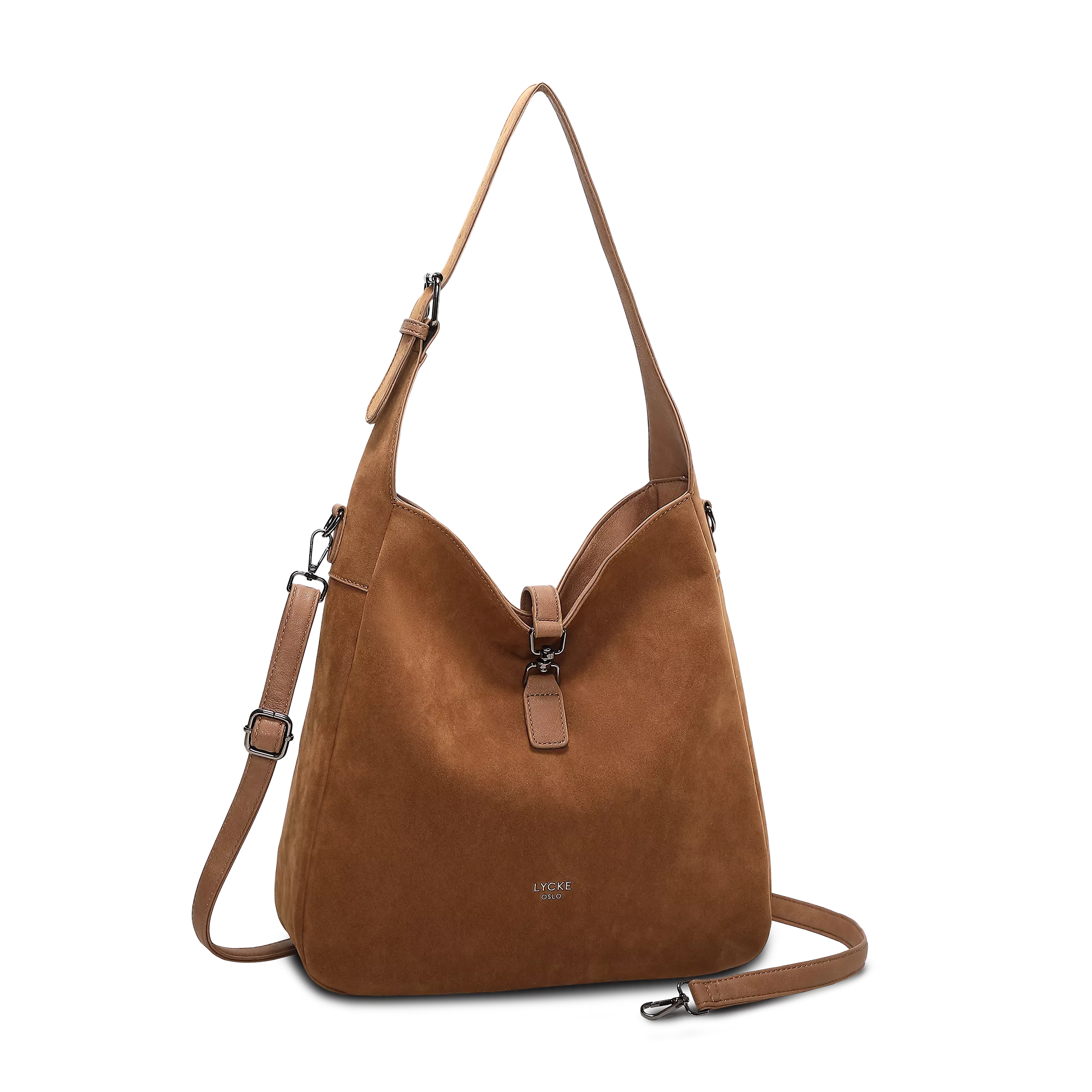 Lycke Carina Axelväska Hobomodell Caramel