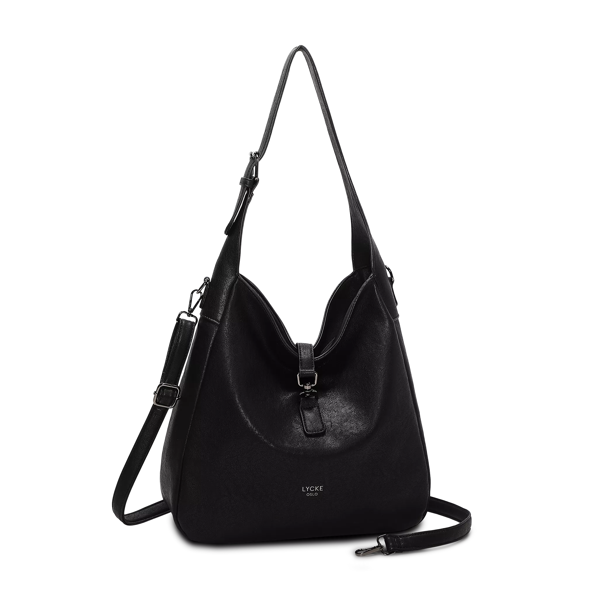 Lycke Carina Axelväska Hobomodell Black
