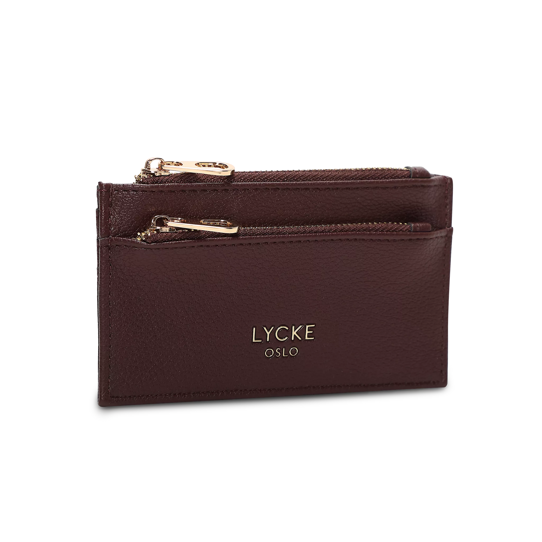 Lycke Kortfodral Damplånbok Vinröd