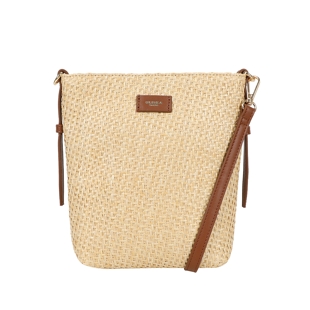 Ulrika Design Straw - Strå Handväska Beige