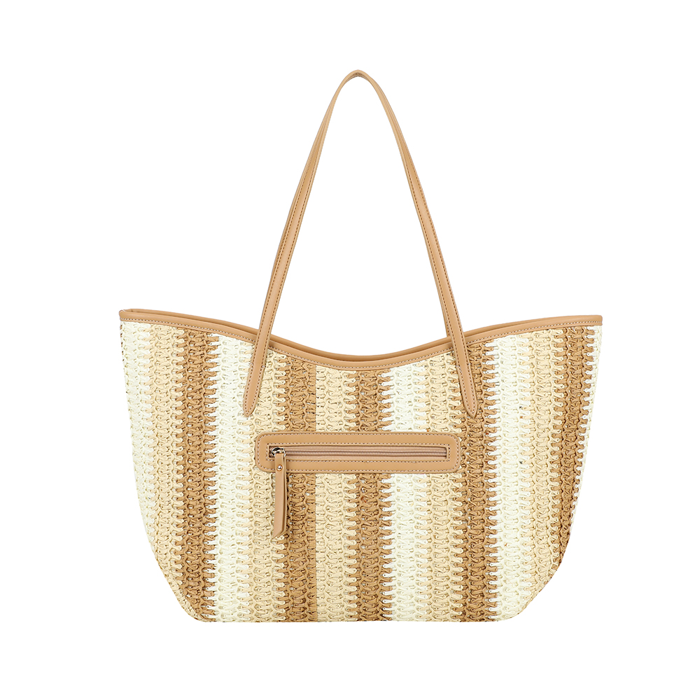 Ulrika Design Straw - Stråväska Toteväska Cognac - Bild 3