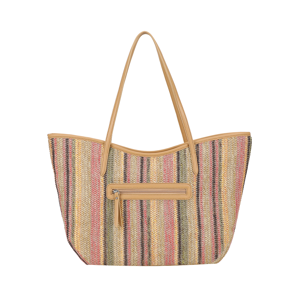 Ulrika Design Straw - Stråväska Toteväska Rosa - Bild 3