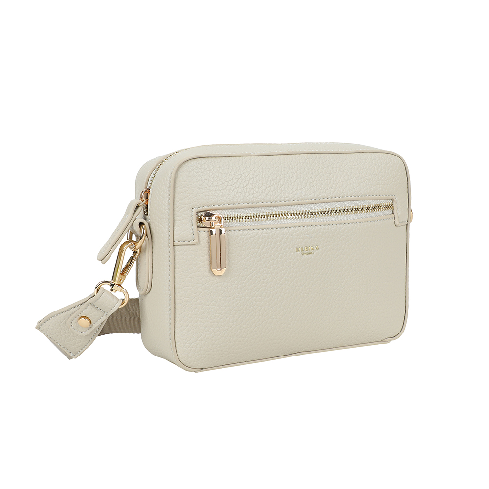Ulrika Design Sweden Bar - Handväska Crossover Beige